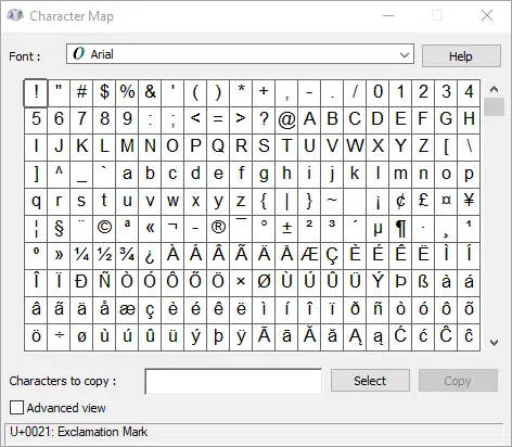 windows unicode image